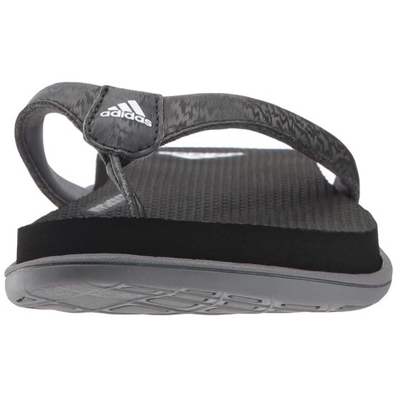 Adidas Cloudfoam One Black Flip Flops - Picture 2 of 10